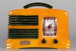 Symphony Catalin Radio ’Split-Grille’ in Butterscotch + Blue