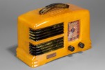 Symphony Catalin Radio ’Split-Grille’ in Butterscotch + Black