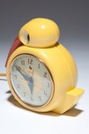 Telechron ”Quacker” Plaskon Bird Electric Alarm Clock by Belle Kogan