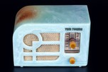 Tom Thumb ’Deco’ Catalin Radio in Azure Blue - Exceedingly Rare