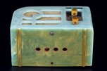 Tom Thumb ’Deco’ Catalin Radio in Azure Blue - Exceedingly Rare