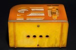 Tom Thumb ’Deco’ Catalin Radio in Marbleized Butterscotch - Rare Model