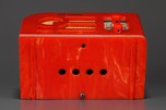 Tom Thumb &rsquo;Deco&rsquo; Catalin Radio in Bright Red - Super Rare