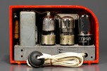 Tom Thumb &rsquo;Deco&rsquo; Catalin Radio in Bright Red - Super Rare