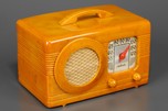 Motorola Radio 50XC &rsquo;Circle Grille&rsquo; in Warm Yellow Marbleized Catalin