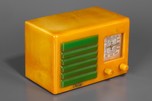FADA 5F60 Catalin Radio in Yellow w/ Bright Green Insert