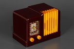 Beautiful Arvin 532 Catalin Radio in Maroon + Yellow